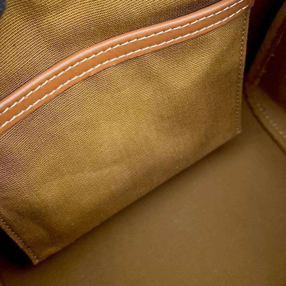 Celine Triomphe 2way Boston Shoulder Bag Tan - Picture 12 of 15